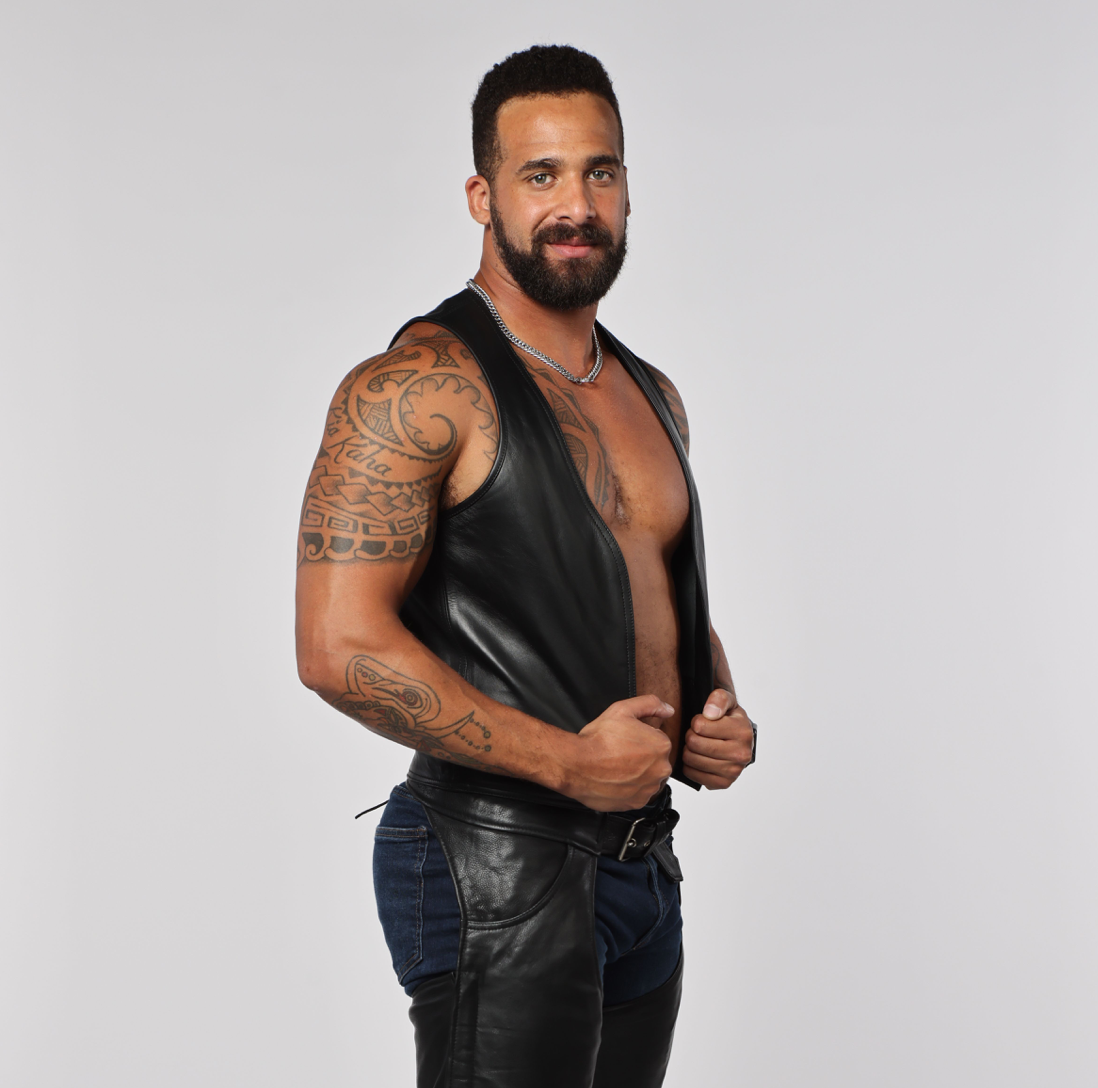 Texas Bar Vest Sir Rat Leather